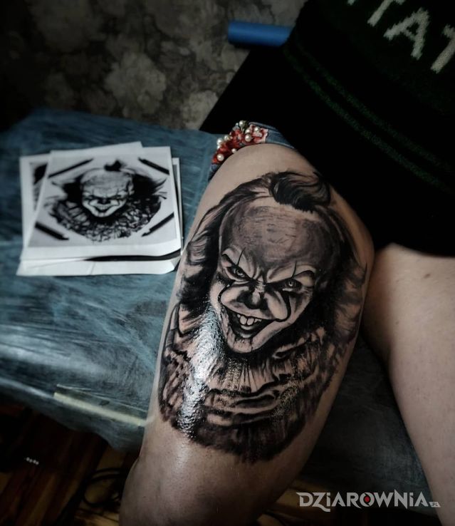 Tatuaż postać z horroru - twarze