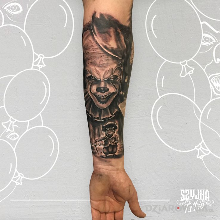 Tatuaż it movie - zwierzęta