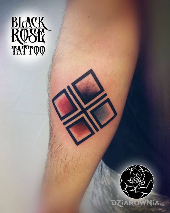 Tatuaż makosh - religijne