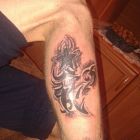 Fajna dziara na nogę 