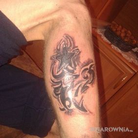 Fajna dziara na nogę 