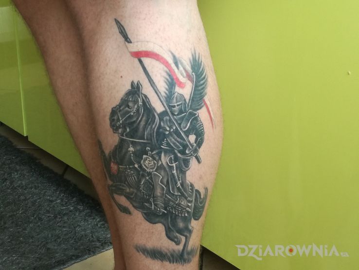 Tatuaż husaria - patriotyczne