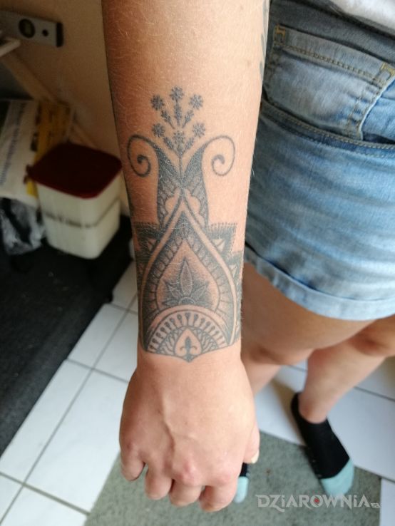 Tatuaż tattoo - mandale