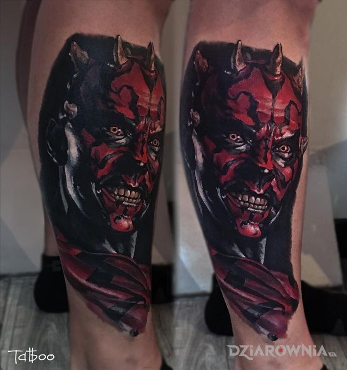 Tatuaż darth maul - postacie