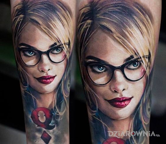 Tatuaż pani doktor - kolorowe