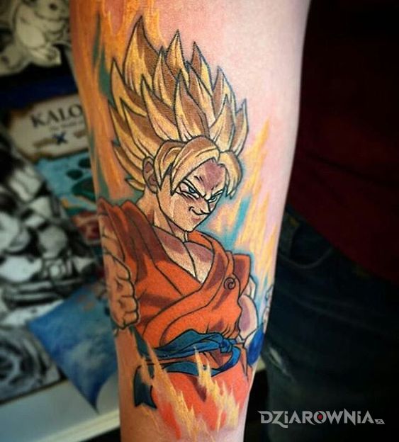 Tatuaż usmiechniety songo - postacie