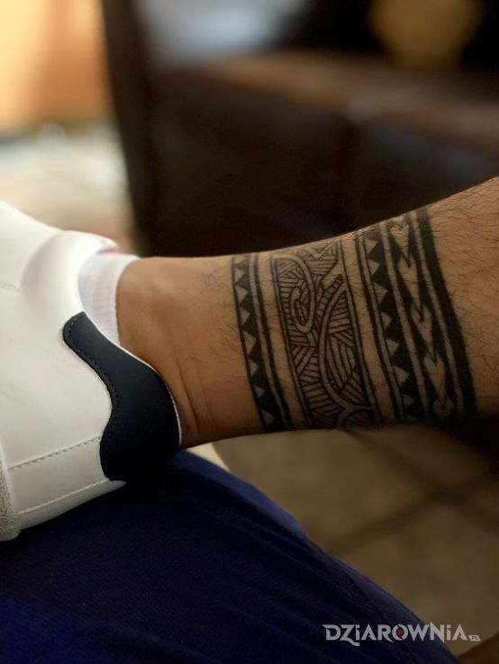 Tatuaż 3 bransolety - polinezyjskie