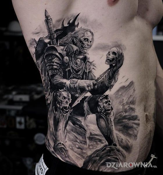 Tatuaż nekromanta - postacie
