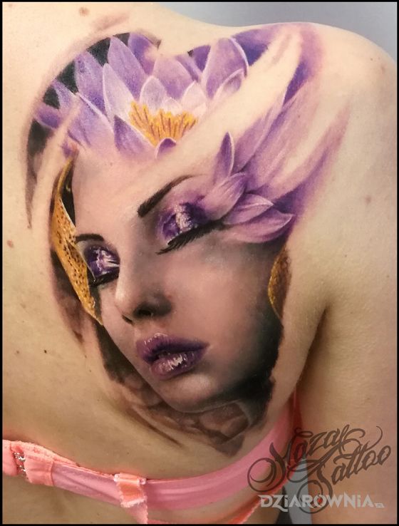 Tatuaż kobieta - twarze