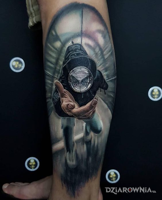 Tatuaż kuleczka - 3D