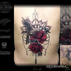 Cover róże mandala