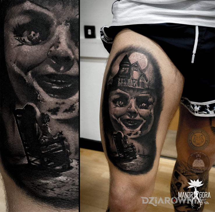 Tatuaż annabelle - twarze