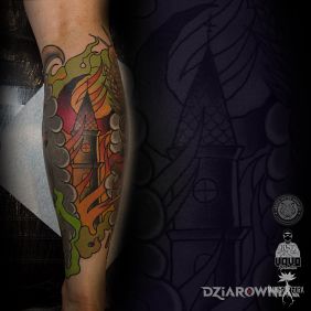 Płonący kościół