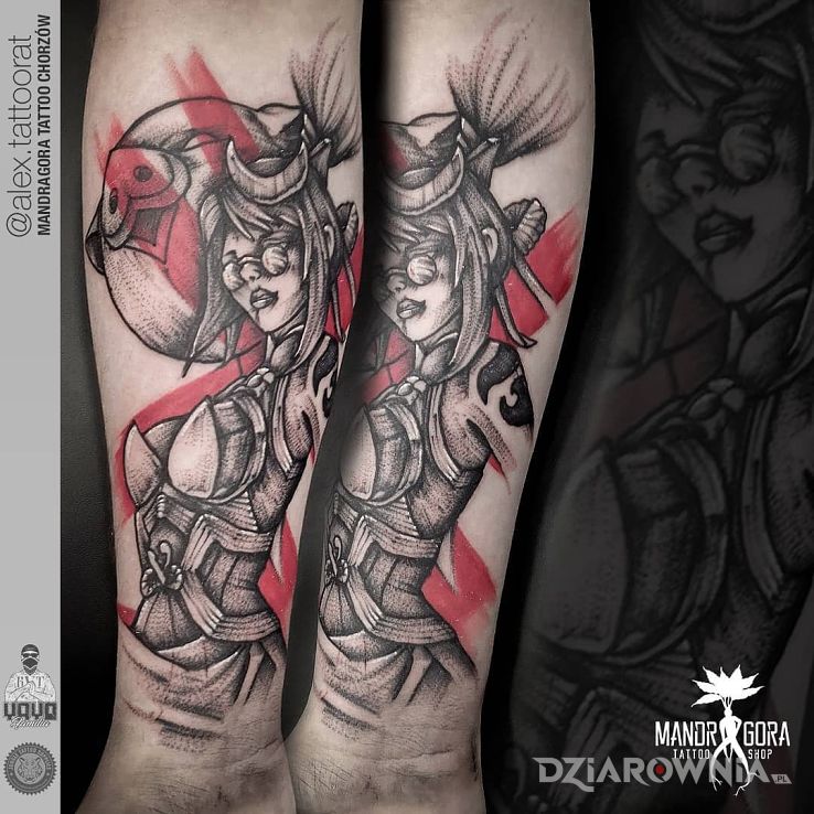 Tatuaż vayne firecracker - graficzne