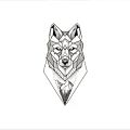 Wycena tatuażu - Wycenka tatuażu - wilk geometryczny