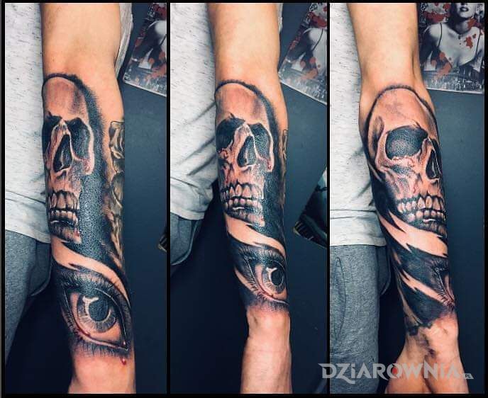 Tatuaż czacha - czaszki