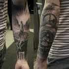 Dziewczynka i gołąb