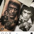 Wycena tatuażu - Tatuaż scarface