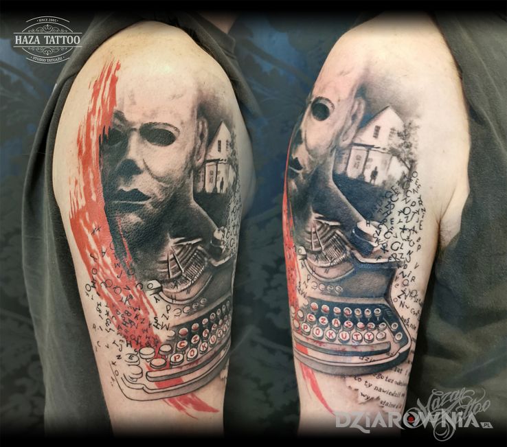 Tatuaż horror - realistyczne