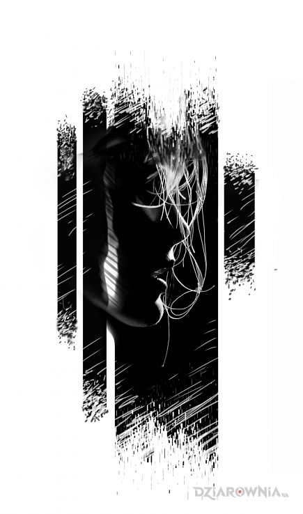 Tatuaż dark woman project - graficzne