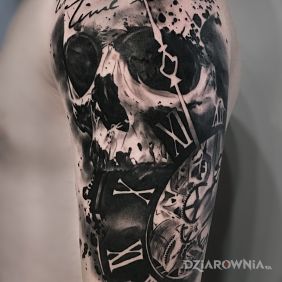 Czaszka, przemijanie czasu