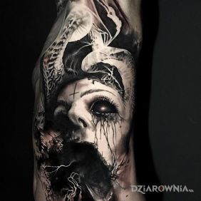 Przerażająca twarz