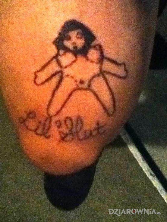 Tatuaż lil slut - pozostałe