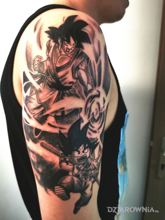 Tatuaż dragonball - postacie