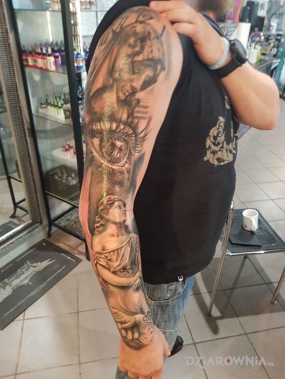 Tatuaż mój pierwszy - anioły