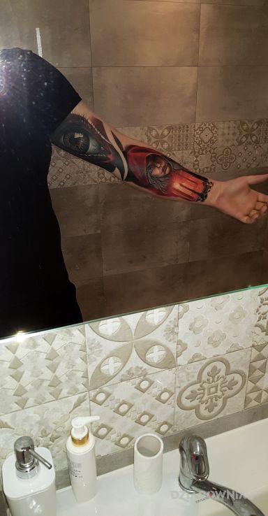 Tatuaż początek większego projektu - pozostałe