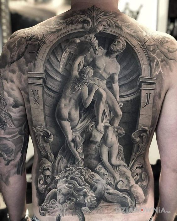 Tatuaż epicka dziara - postacie