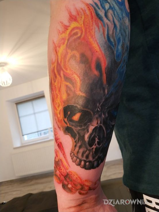 Tatuaż ghost rider - postacie