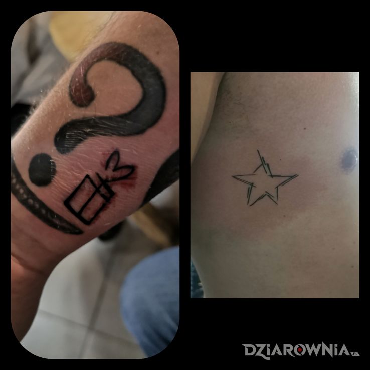 Tatuaż dziaramy pomagamy - gwiazdy