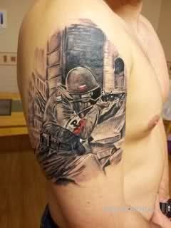 Tatuaż patriotyczny tatuaż - patriotyczne