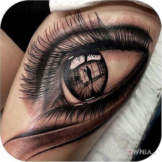 Tatuaż oko - 3D