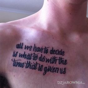  What to Do With the Time Given Us