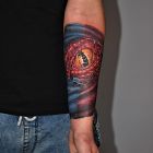 1/4 ręki, pełne wypełnienie