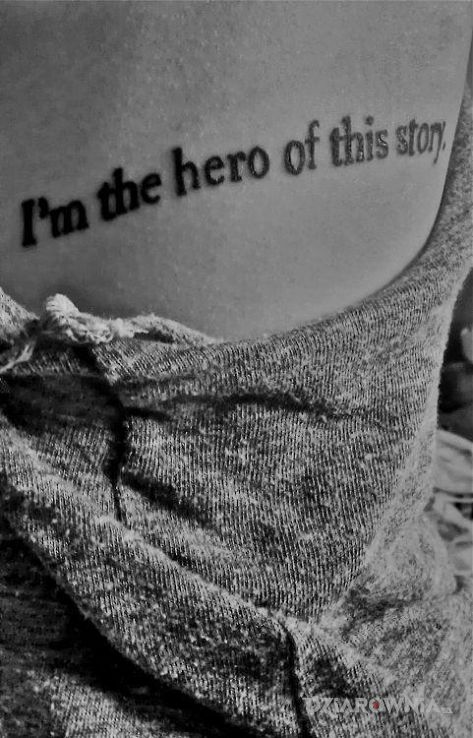 Tatuaż jestem bohaterem - napisy