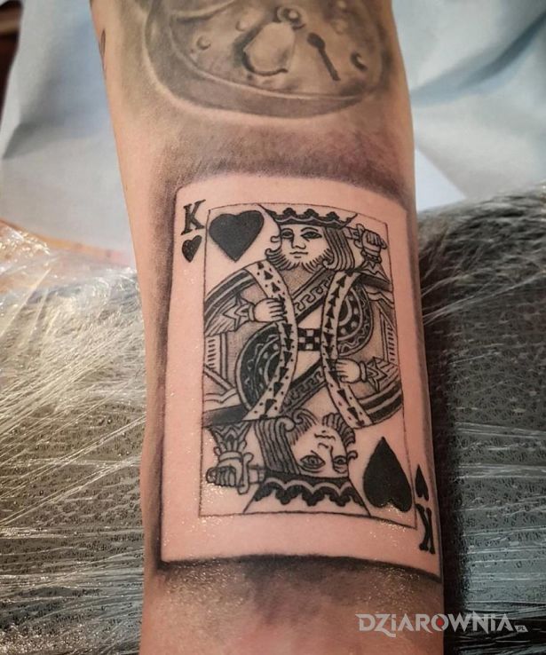 Tatuaż król kier - pozostałe