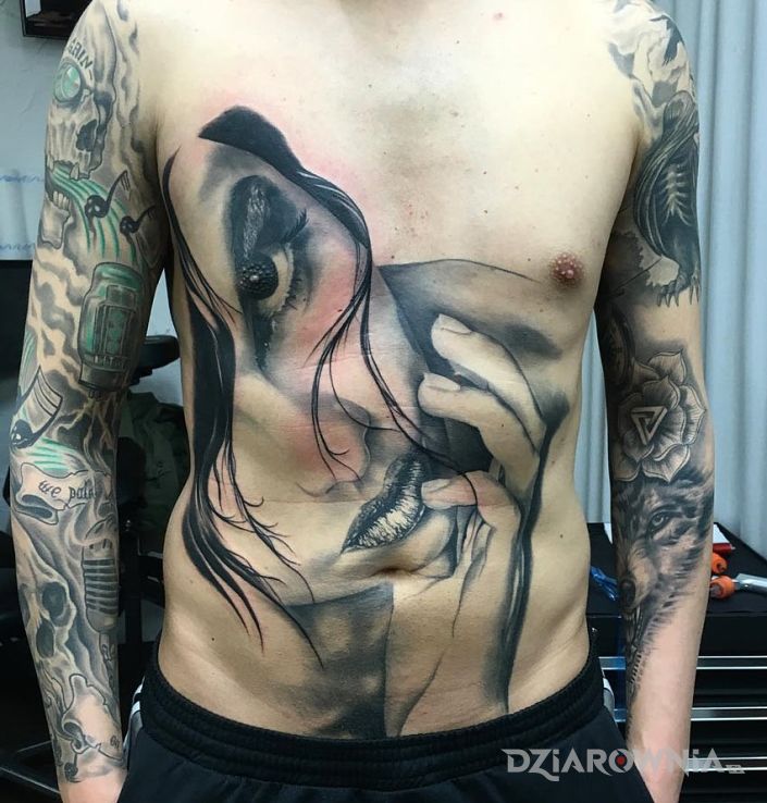 Tatuaż portret - postacie