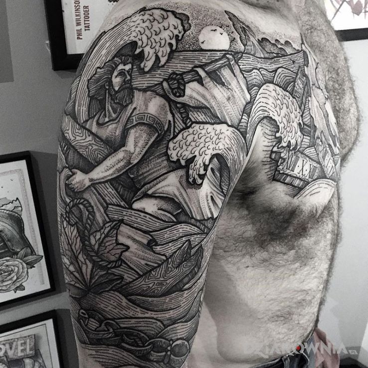 Tatuaż odyseusz - postacie