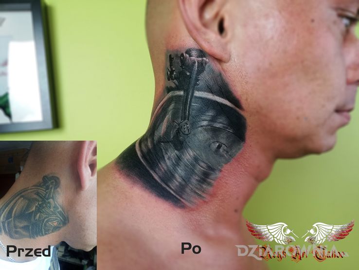 Tatuaż muzyczny coverek - 3D