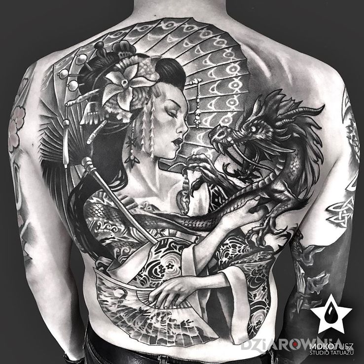 Tatuaż full back tattoo - pozostałe