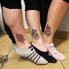 Kwiatki w trójkątach