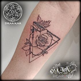 Róża dla motocyklistki