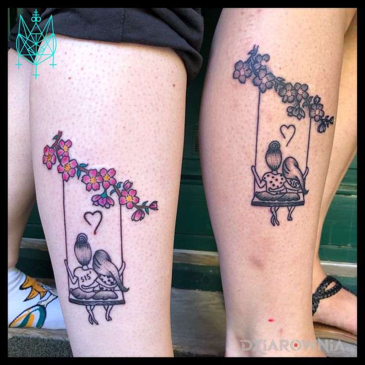 Tatuaż e dla sióstr - postacie