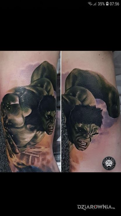 Tatuaż hulk - postacie