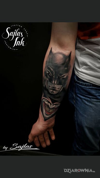 Tatuaż batmanik - postacie