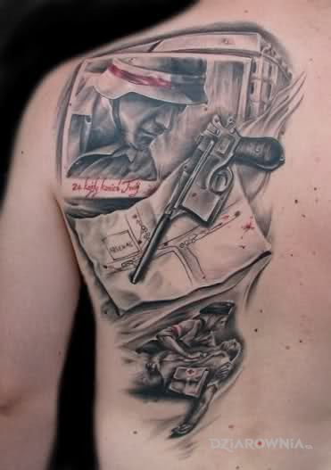 Tatuaż ku pamięci - patriotyczne