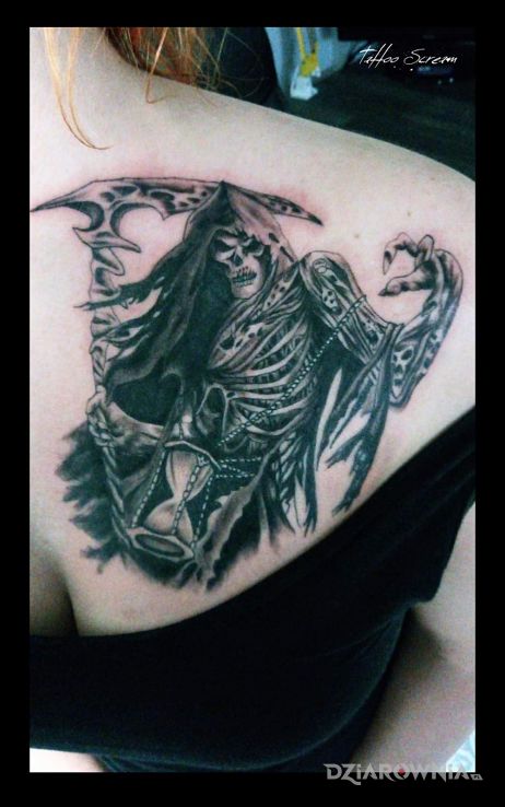 Tatuaż kostucha - czaszki